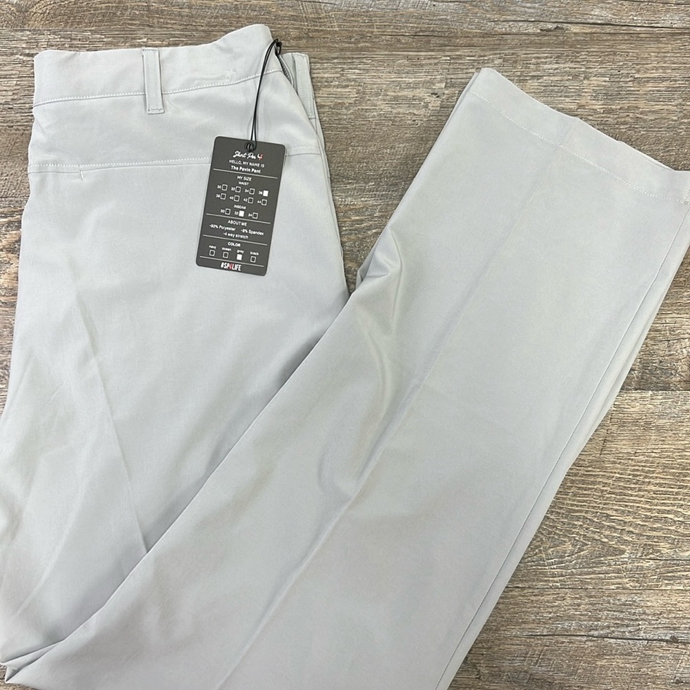 NWT Short Par 4 THE PAVIN PANT Men’s Performance Golf Pants Size 36x32